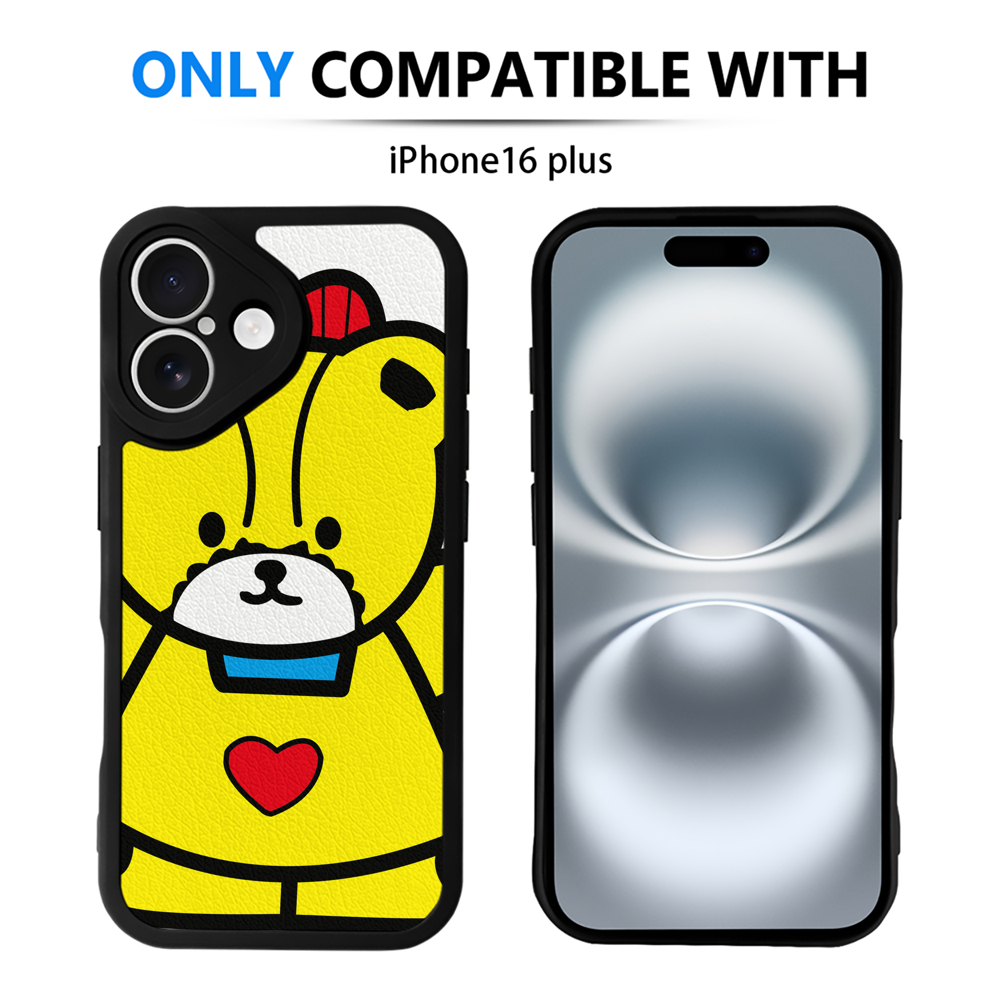 （画像用） Hello Kitty ハローキティ 【iPhone 16シリーズ対応】シリコンスマホケース（レザー調） 材質：シリコン